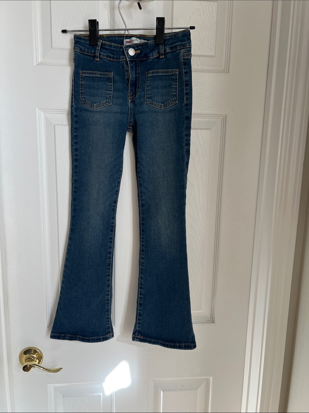 Levi's Girls Dark Blue Flare Jeans
